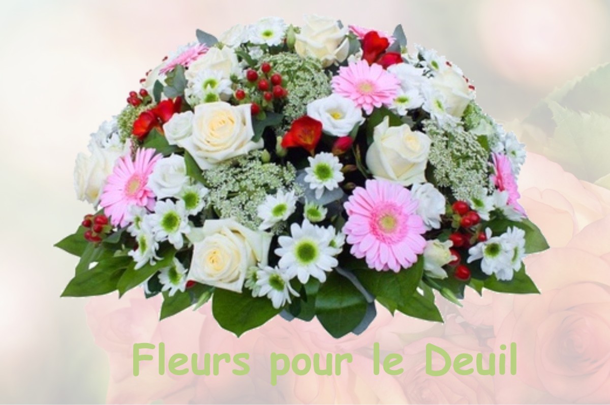 fleurs deuil BADECON-LE-PIN